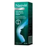 NASIVIN 0,5MG/ML Nosní sprej, roztok 10ML SKLO