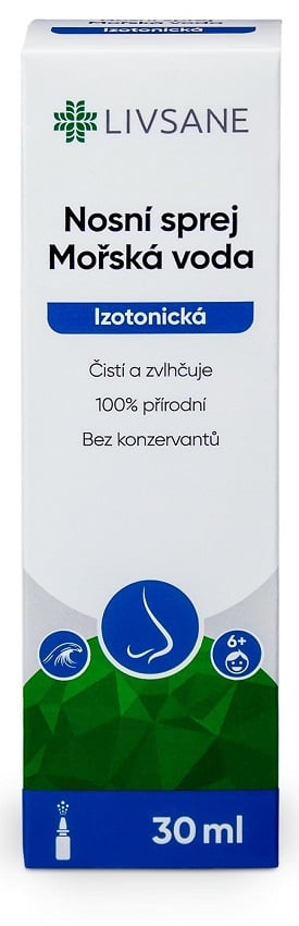 LIVSANE Nosní sprej Mořská voda Izotonická 30ml