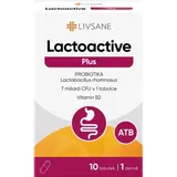 LIVSANE Lactoactive Plus PROBIOTIKA vit. B2 tob.10