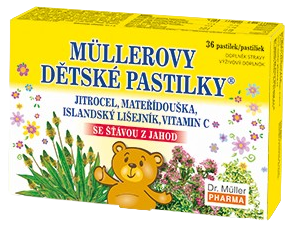 Müllerovy dětské pastilky 36ks