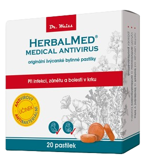 HERBALMED Medical Antivirus Dr. Weiss 20 pastilek