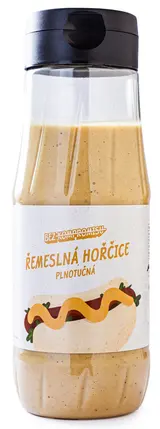 Řemeslná hořčice plnotučná