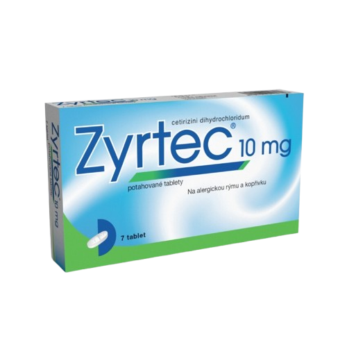 ZYRTEC 10MG Potahovaná tableta 7