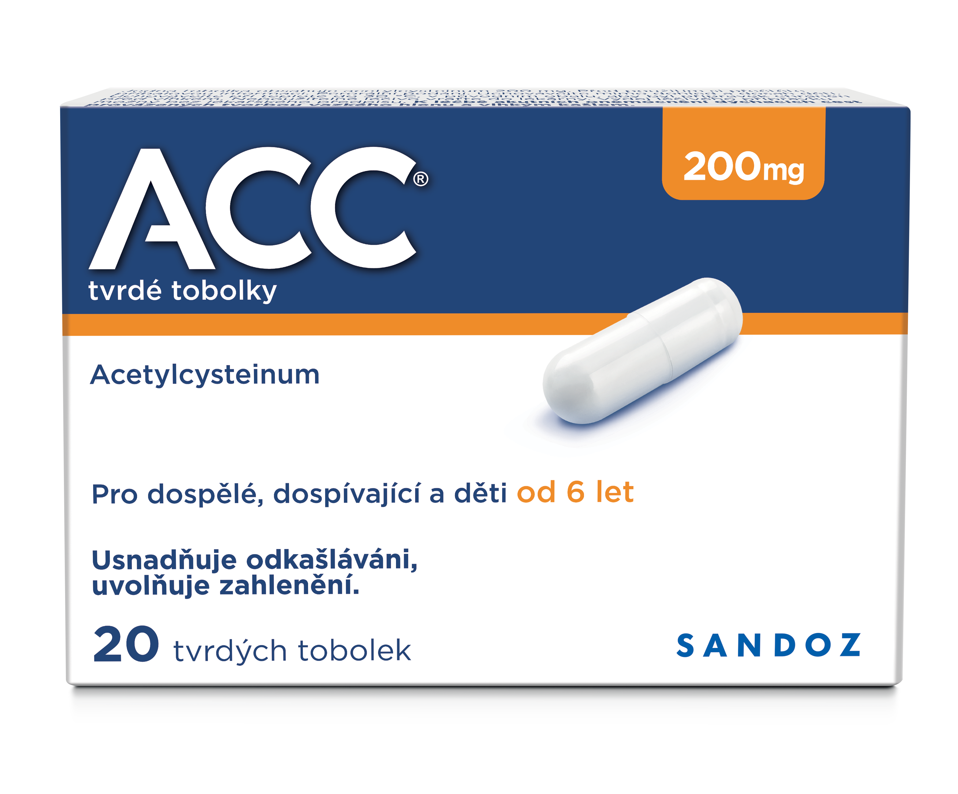 ACC 200MG Tvrdá tobolka 20