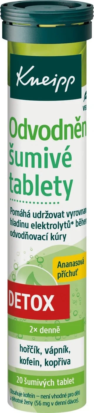 KNEIPP Odvodnění šumivé tablety 20 tablet