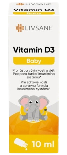 LIVSANE Vitamin D3 Baby kapky 10ml