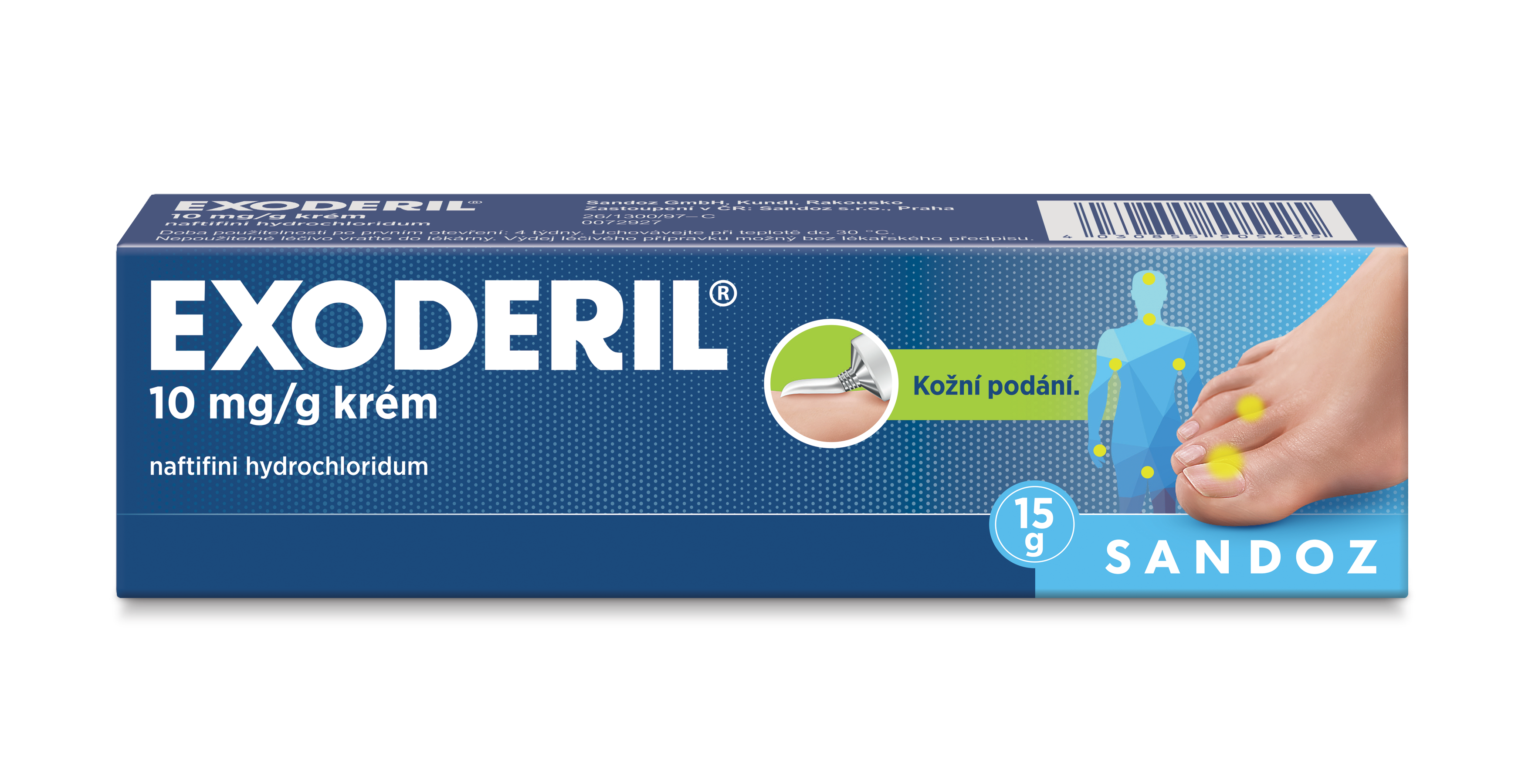 EXODERIL 10MG/G krém 15G