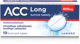 ACC LONG 600MG šumivá tableta 10