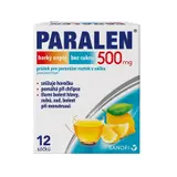 PARALEN HORKÝ NÁPOJ BEZ CUKRU 500MG Prášek pro perorální roztok v sáčku 12