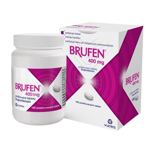 BRUFEN 400MG Potahovaná tableta 100