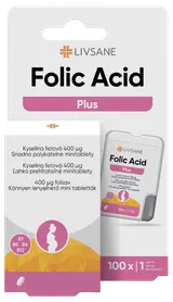 LIVSANE Folic Acid Plus tbl.100