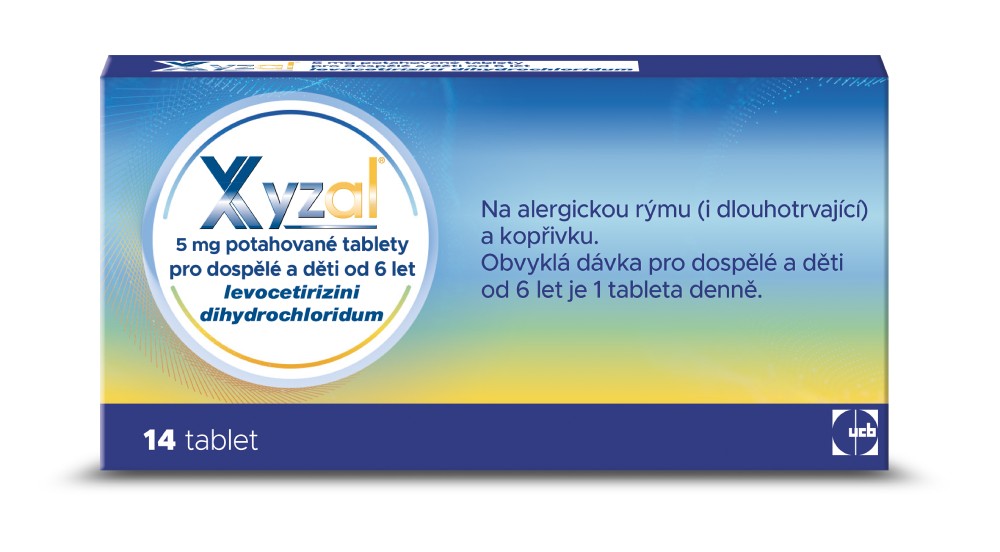 XYZAL 5MG Potahovaná tableta 14