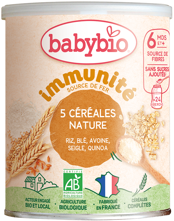Babybio Immunité nemléčná pětizrnná obilná kaše