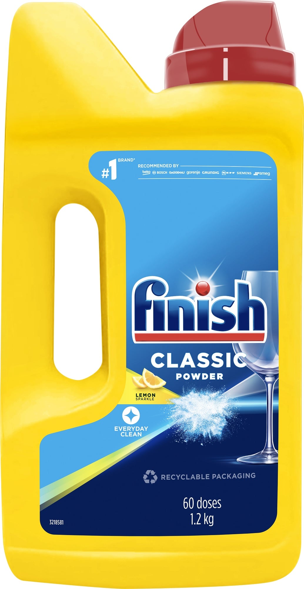 Finish Lemon prášek do myček nádobí (1,2kg)