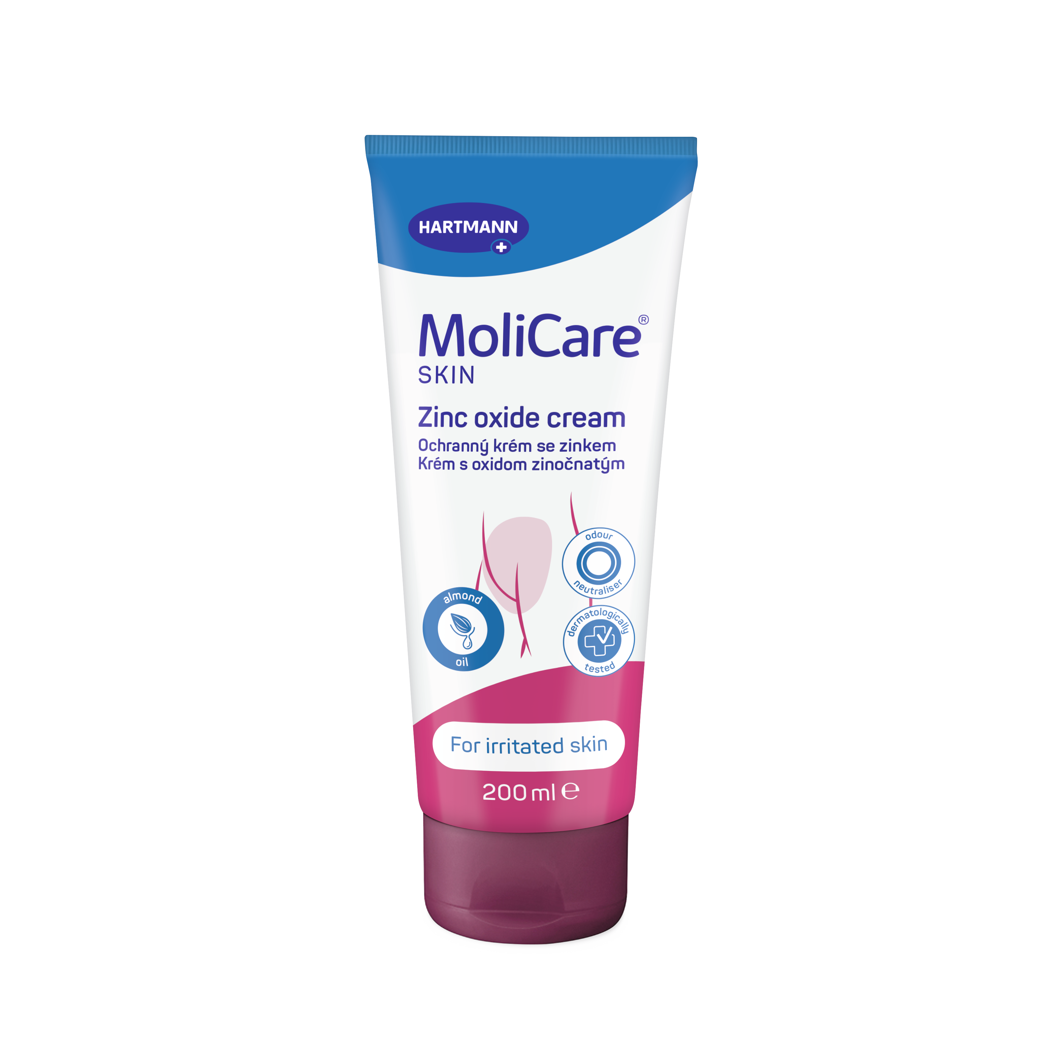 MoliCare Skin Ochr. krém se zinkem 200ml