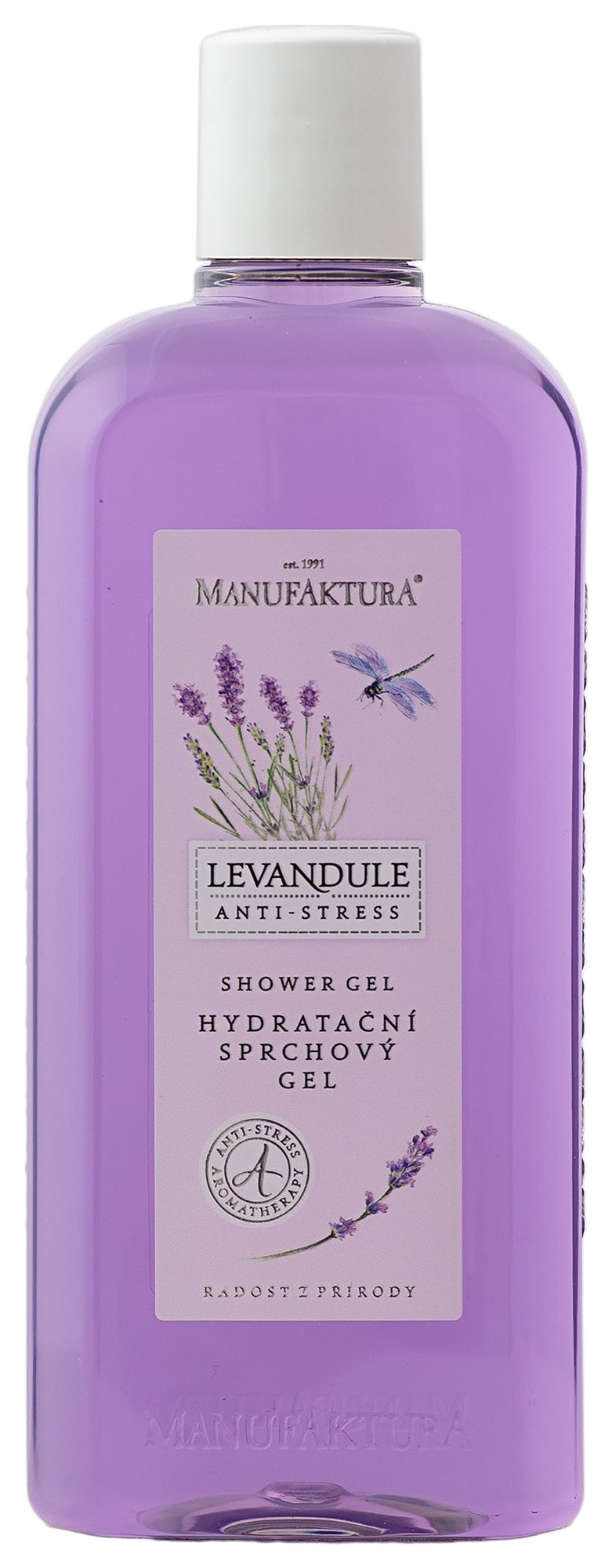 Manufaktura Antistres hydratační sprchový gel Levandule