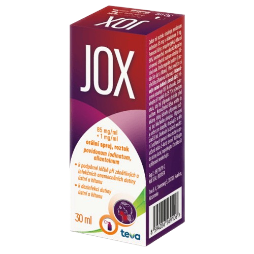 JOX 85MG/ML+1MG/ML Orální sprej, roztok 1X30ML