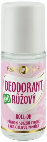 Purity Vision BIO Růžový deodorant roll-on