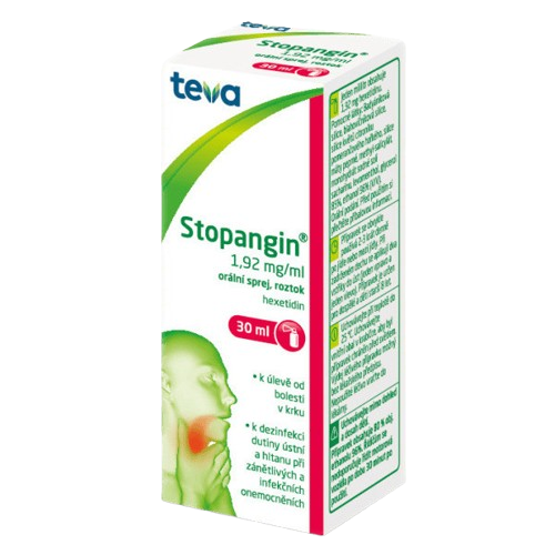 STOPANGIN 1,92MG/ML Orální sprej, roztok 1X30ML