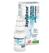 SEPTABENE 1,5MG/ML+5MG/ML Orální sprej, roztok 30ML