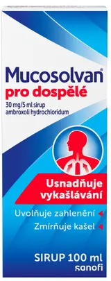 MUCOSOLVAN PRO DOSPĚLÉ 30MG/5ML Sirup 1X100ML