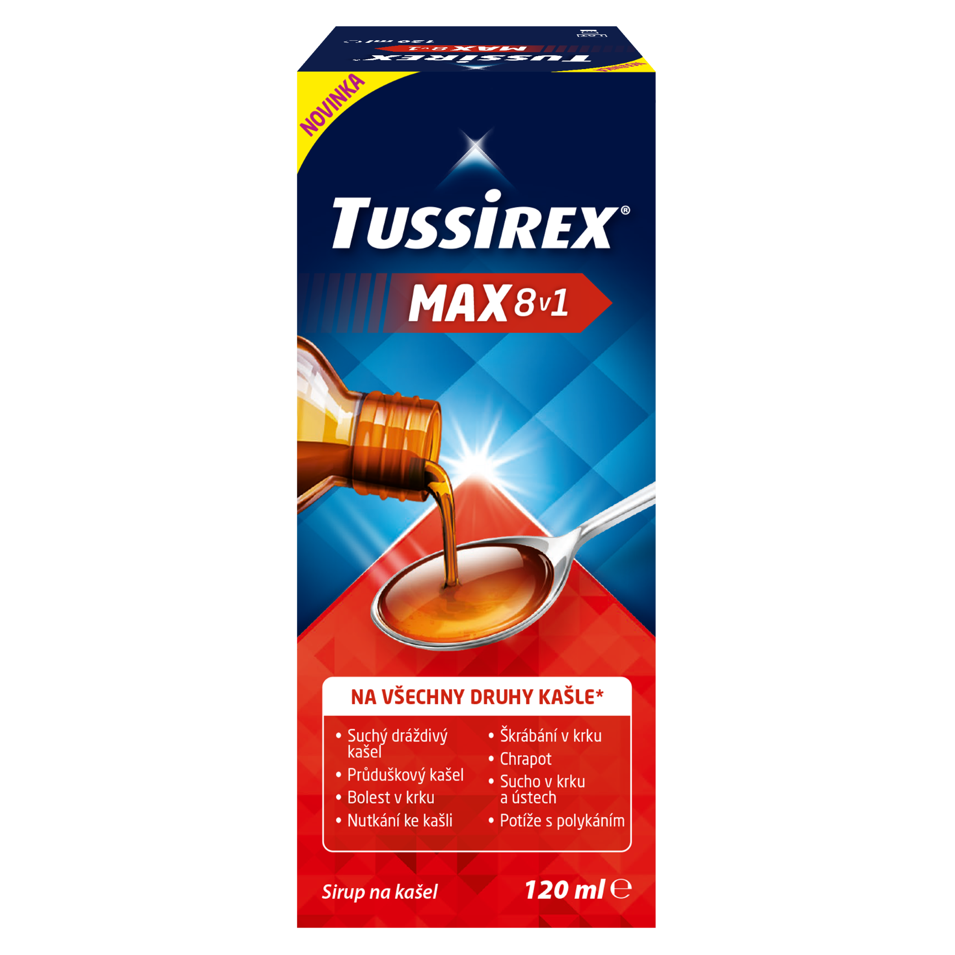 Tussirex MAX 8v1 sirup 120ml