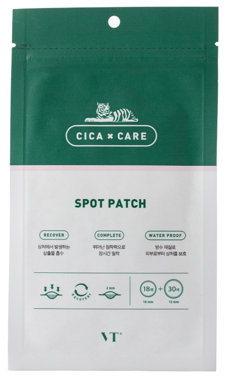 VT Cosmetics Cica Solution Spot Patch hydrocolloidní náplasti na pleť