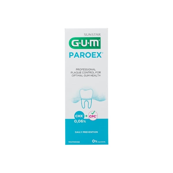 GUM ústní voda Paroex (CHX 0.06%) 500ml G1702EME