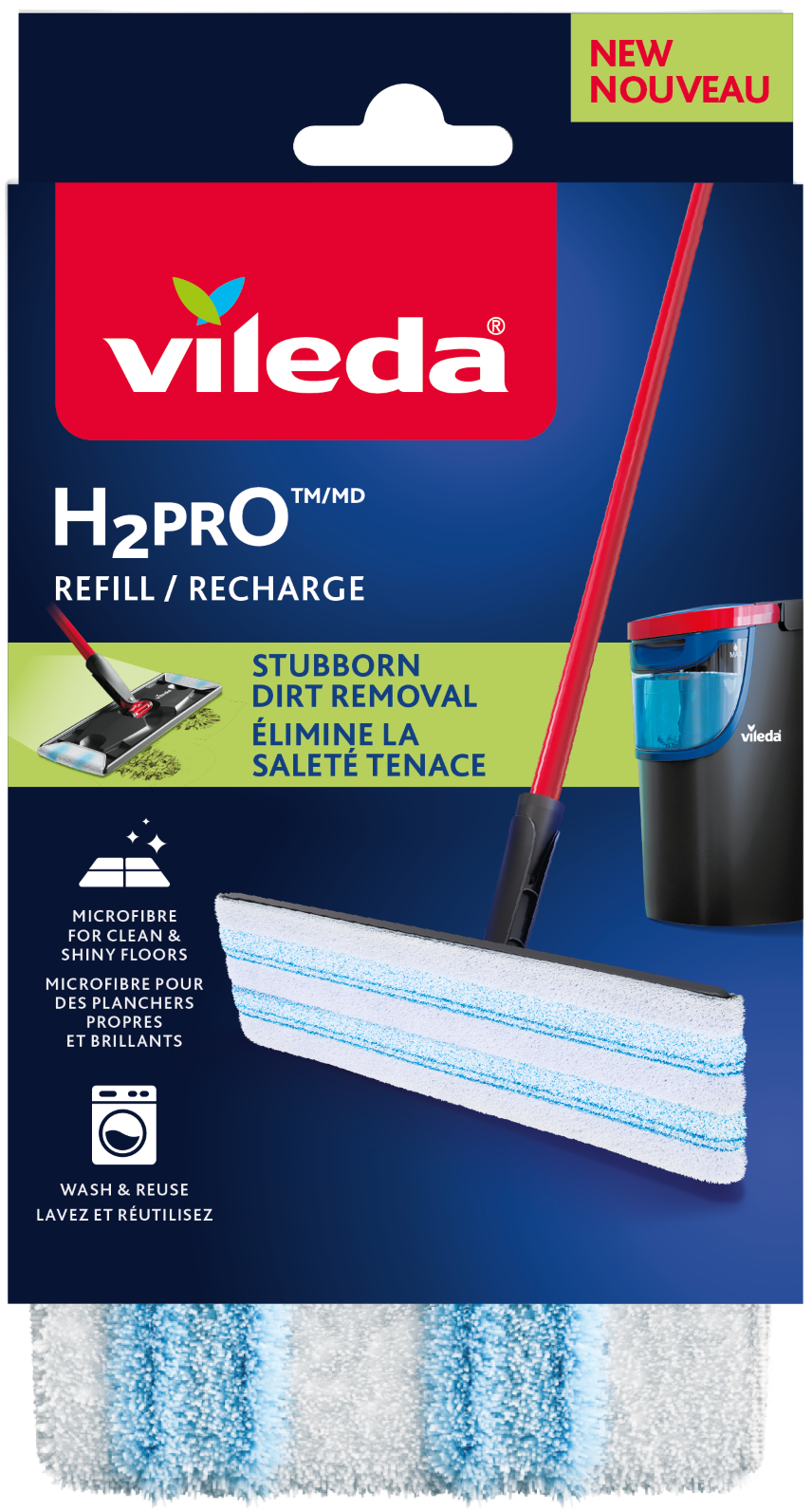 Vileda H₂PrO Náhrada k plochému mopu
