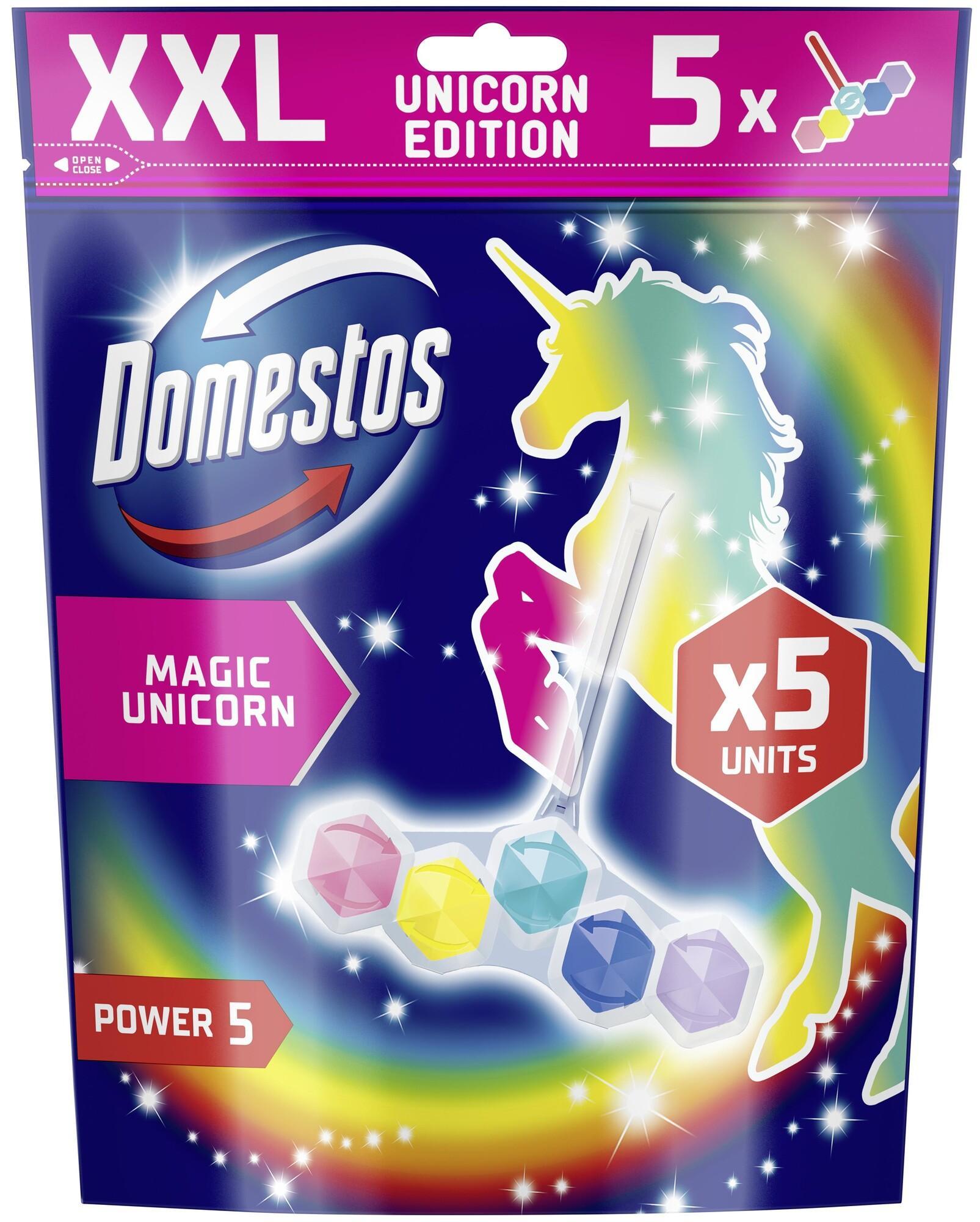 Domestos Power 5 Unicorn WC blok (5×50 g)