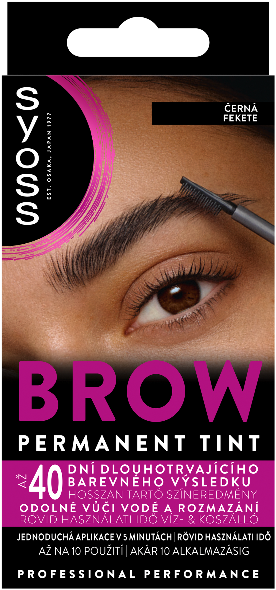 Syoss Brow Tint barva na obočí černá