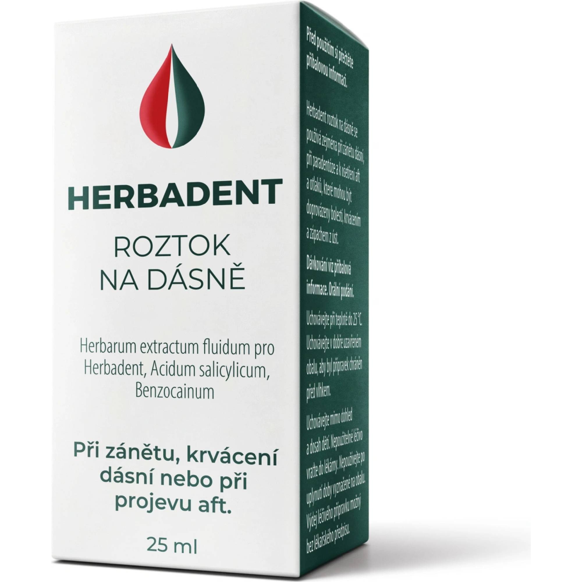 HERBADENT Roztok na dásně 1X25ML