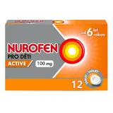 NUROFEN PRO DĚTI ACTIVE 100MG Tableta dispergovatelná v ústech 12