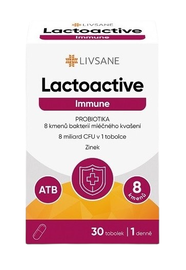 LIVSANE Lactoactive Immune PROBIOTIKA se Zn tob.30