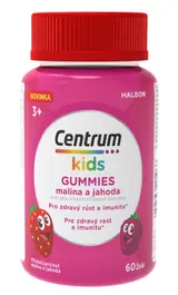 Centrum Kids Gummies malina&jahoda 60ks