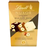 Lindt Bonboniéra Nuxor – mix mléčné, hořké a bílé čokolády