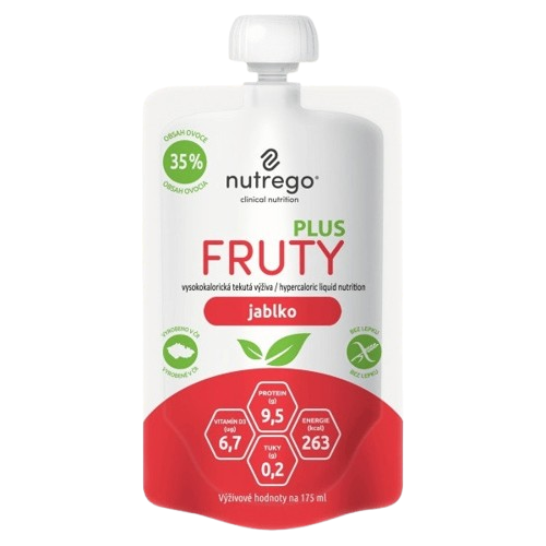 NUTREGO FRUTY PLUS JABLKO perorální roztok 4X175ML