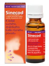 SINECOD 5MG/ML Perorální kapky, roztok 1X20ML