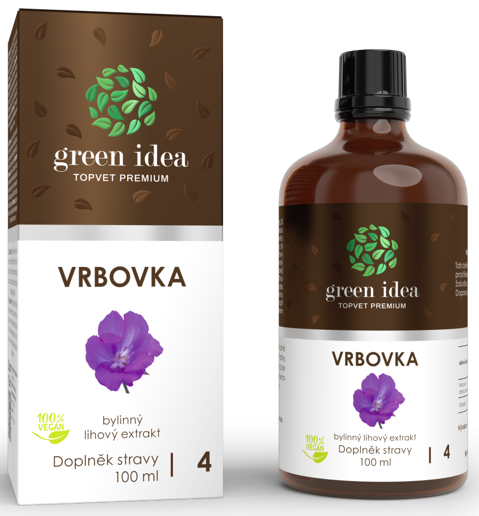 Green idea Vrbovka bylinný lihový extrakt 100ml