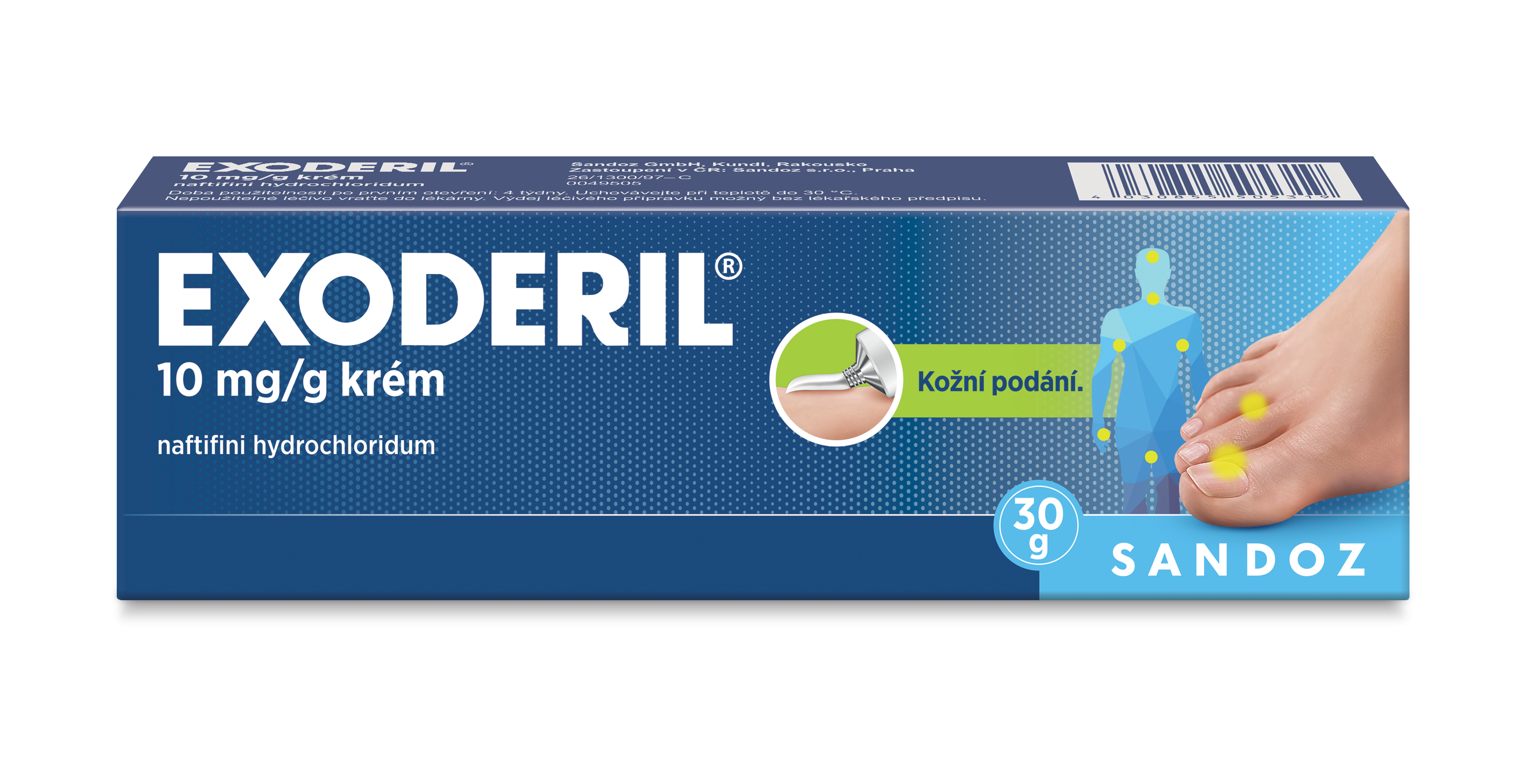 EXODERIL 10MG/G krém 30G