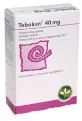TEBOKAN 40MG Potahovaná tableta 100
