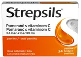 STREPSILS POMERANČ S VITAMINEM C pastilka 24