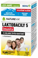NatureVia Laktobacily 5 Imunita cps.40 Benu