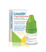 LIVOSTIN 0,5MG/ML Oční kapky, suspenze 1X4ML