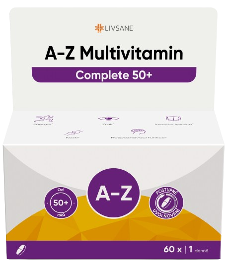 LIVSANE A-Z Multivitamin Complete 50+ tbl.60