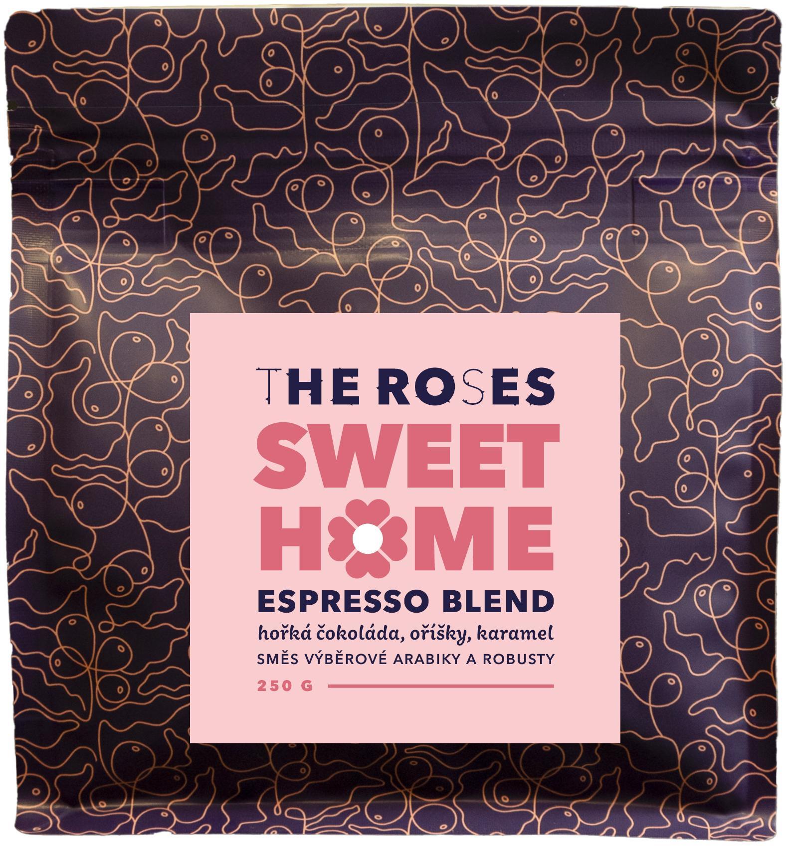 The Roses Sweet Home espresso Blend zrnková káva