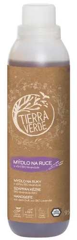 Tierra Verde Tekuté mýdlo na ruce s vůní BIO levandule, náhradní náplň