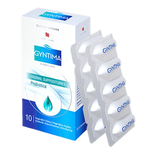 Fytofontana GYNTIMA Probiotica vag.čípky 10ks