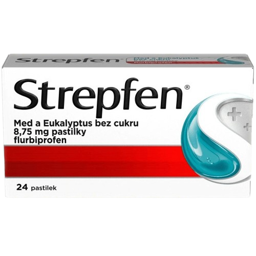 STREPFEN MED A EUKALYPTUS BEZ CUKRU 8,75MG pastilka 24