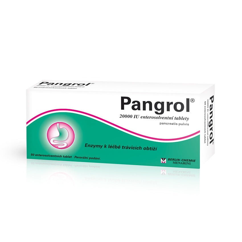 PANGROL 20000IU enterosolventní tableta 50